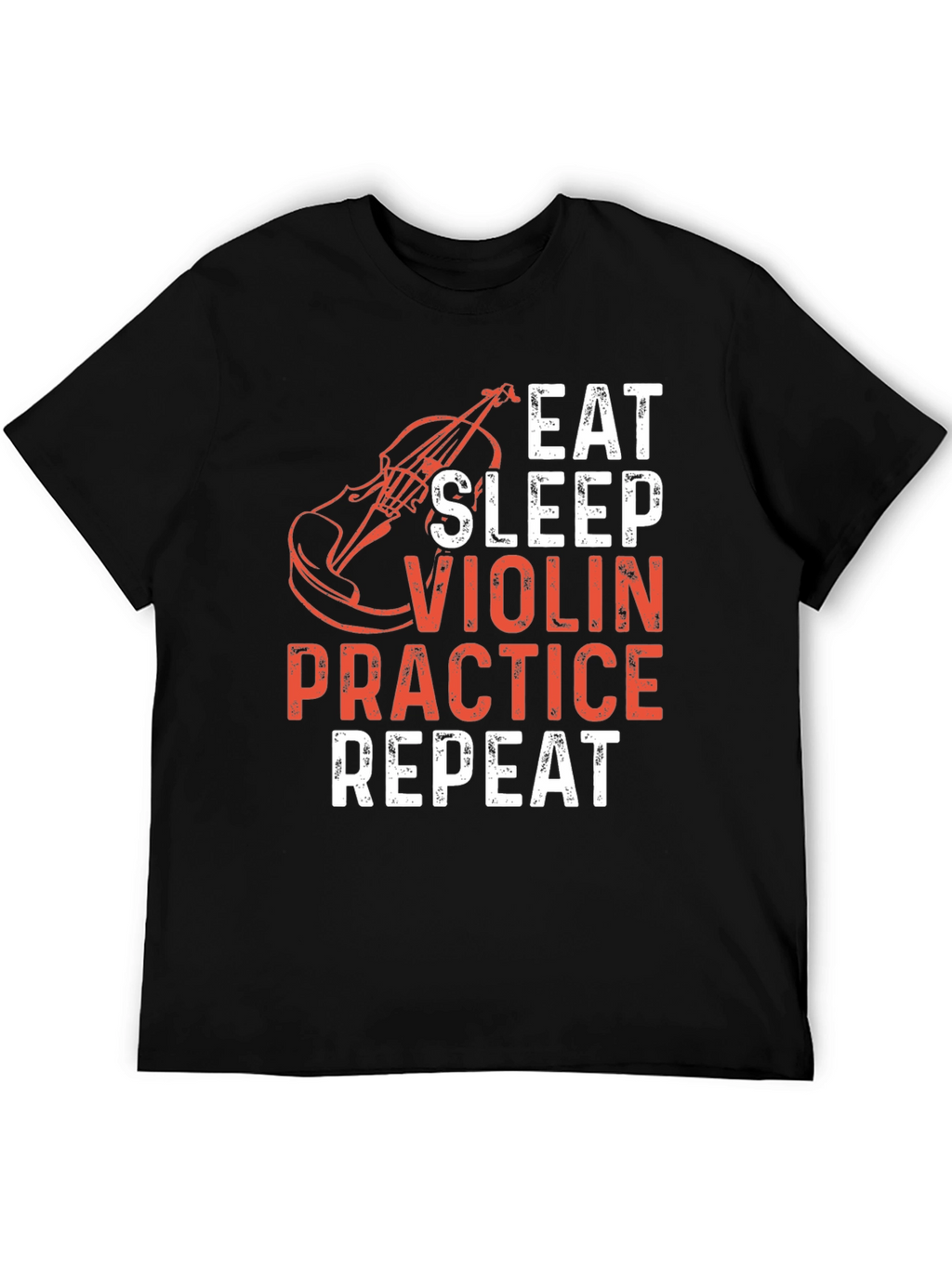 Eat Sleep Violin Practice Repeat Graphic Tee