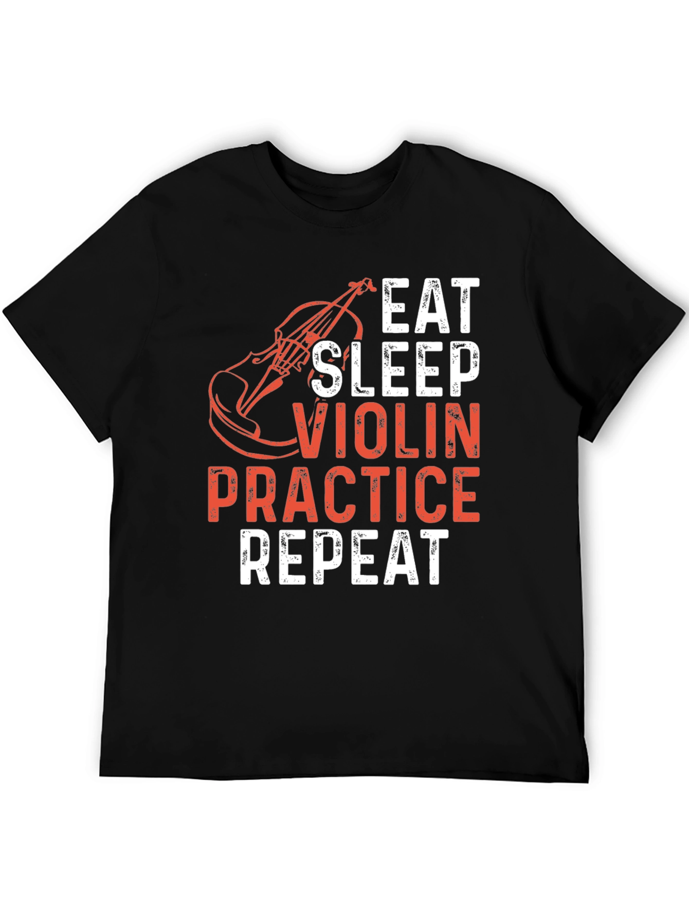 Eat Sleep Violin Practice Repeat Graphic Tee