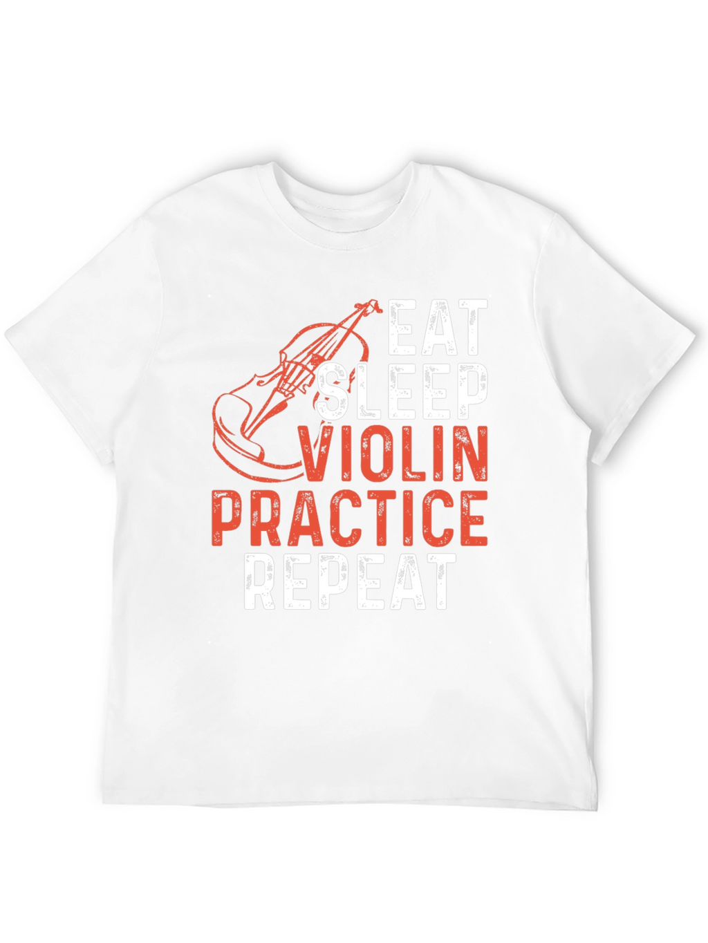 Eat Sleep Violin Practice Repeat Graphic Tee