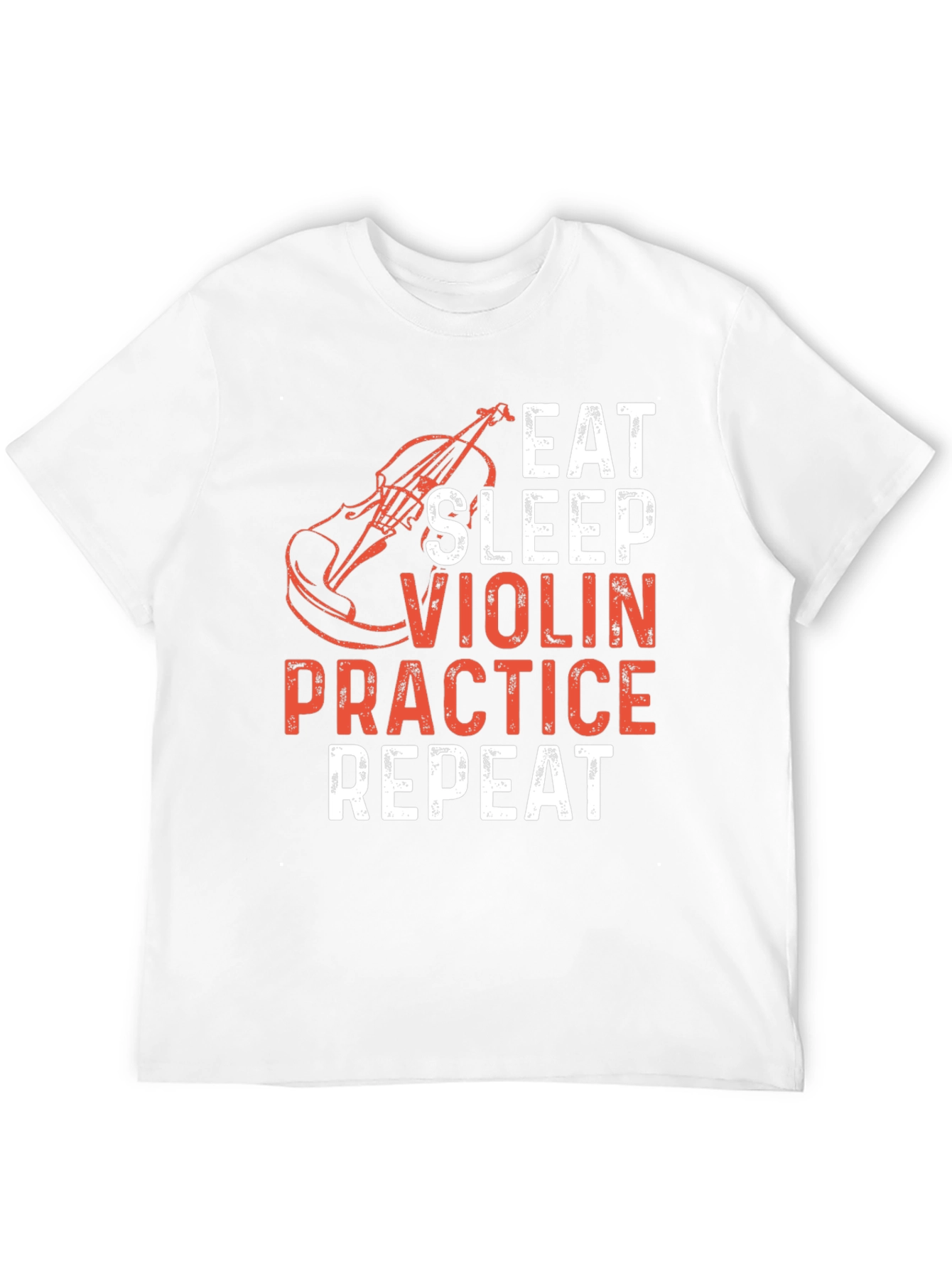 Eat Sleep Violin Practice Repeat Graphic Tee