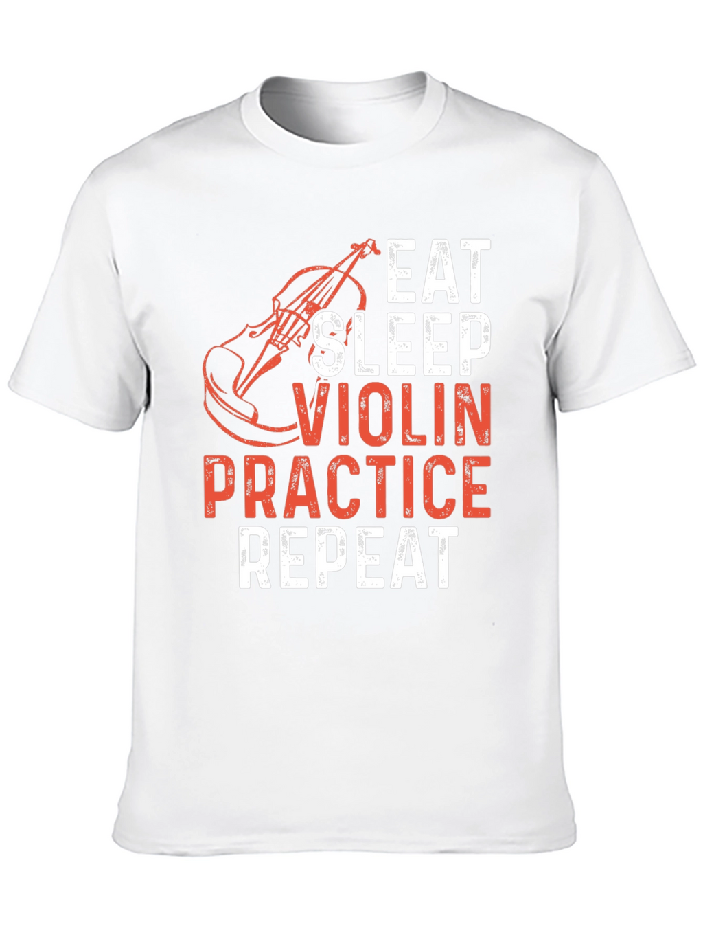 Eat Sleep Violin Practice Repeat Graphic Tee