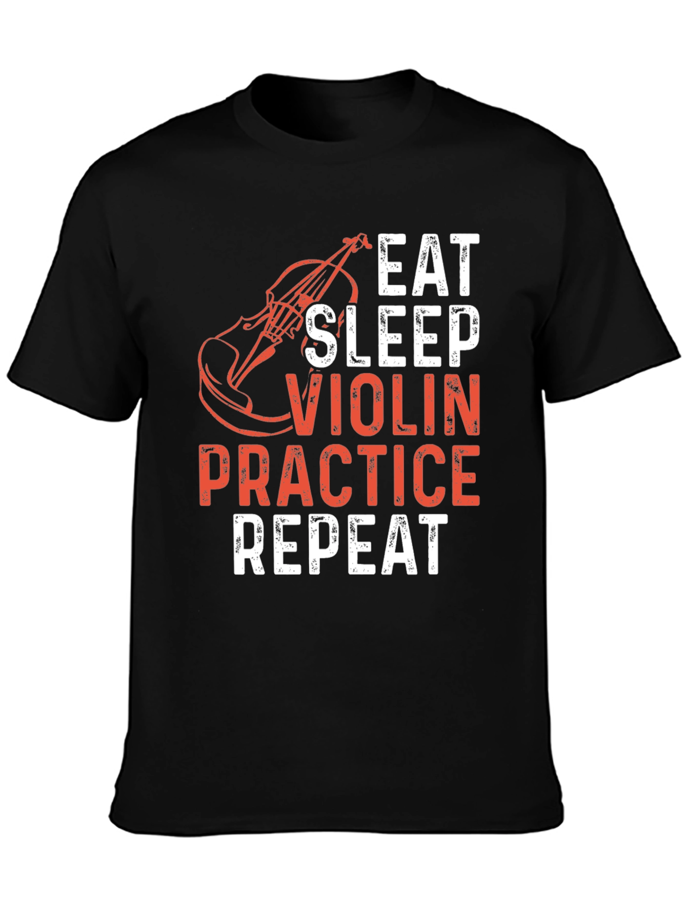 Eat Sleep Violin Practice Repeat Graphic Tee