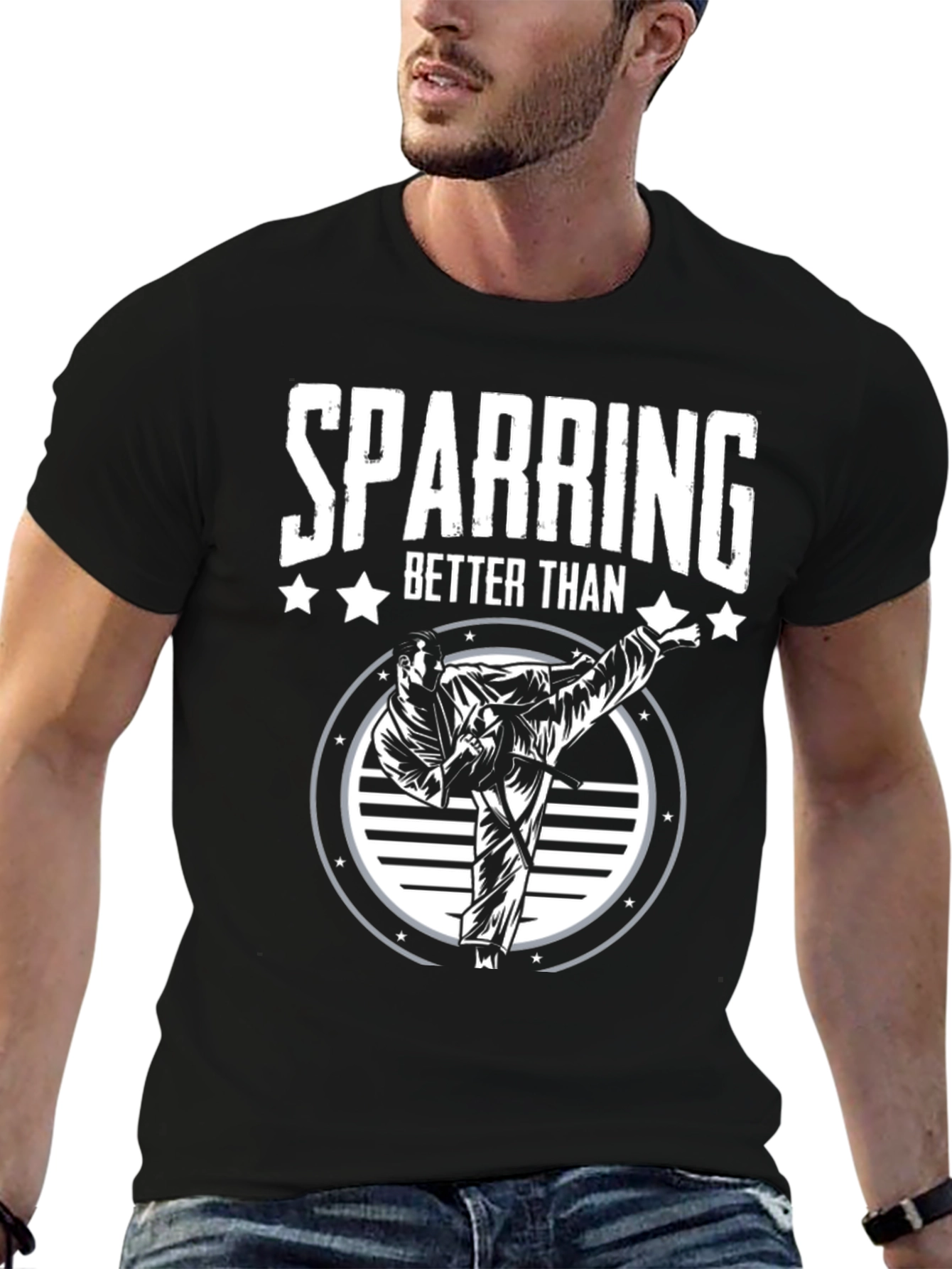 Sparring Better Than T-Shirt - Martial Arts Kick