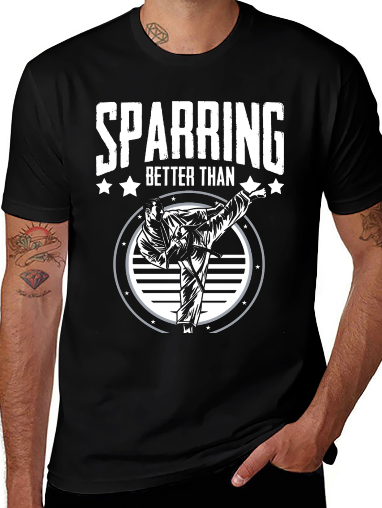Sparring Better Than T-Shirt - Martial Arts Kick