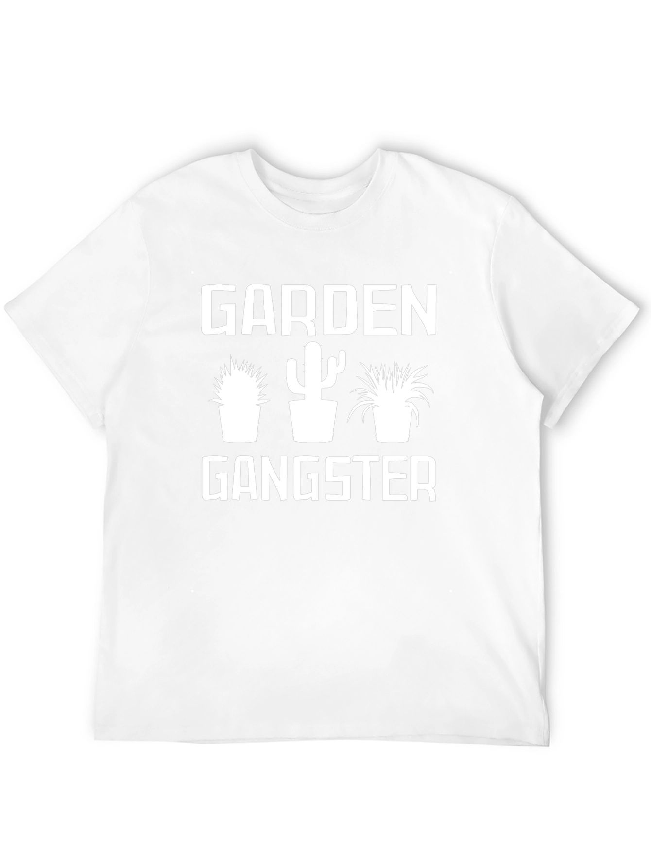 Garden Gangster Black T-Shirt - Funny Gardening Tee