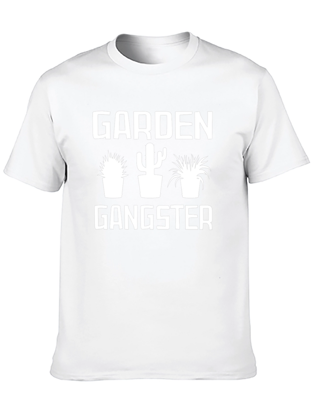 Garden Gangster Black T-Shirt - Funny Gardening Tee