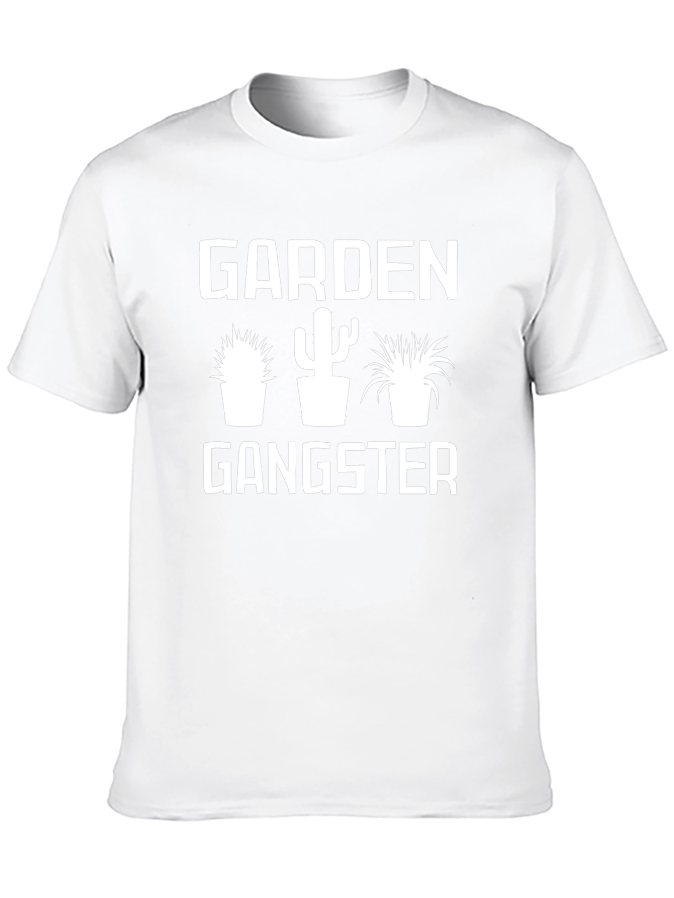 Garden Gangster Black T-Shirt - Funny Gardening Tee