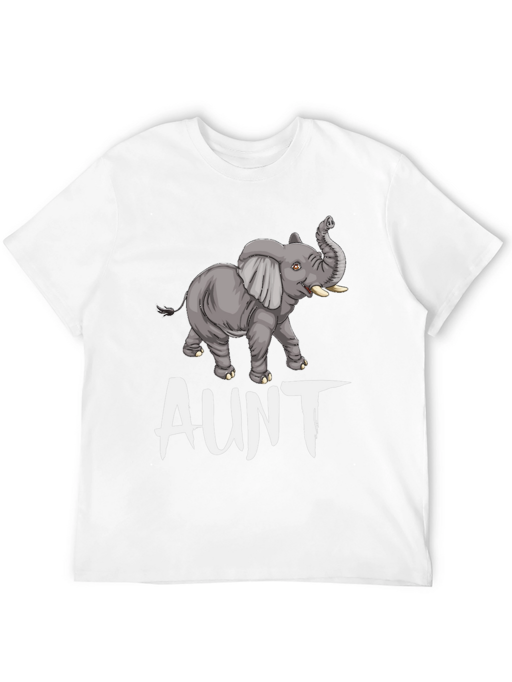 Elephant Aunt T-Shirt - Cute Animal Tee