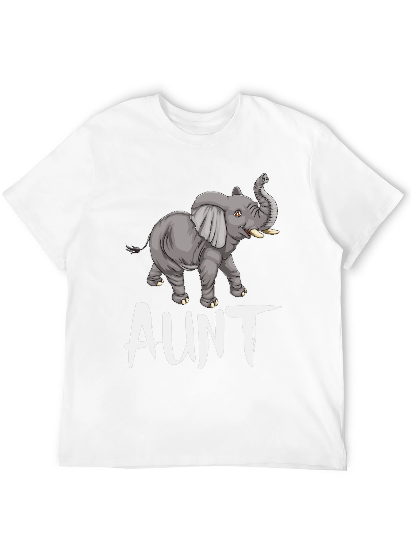 Elephant Aunt T-Shirt - Cute Animal Tee