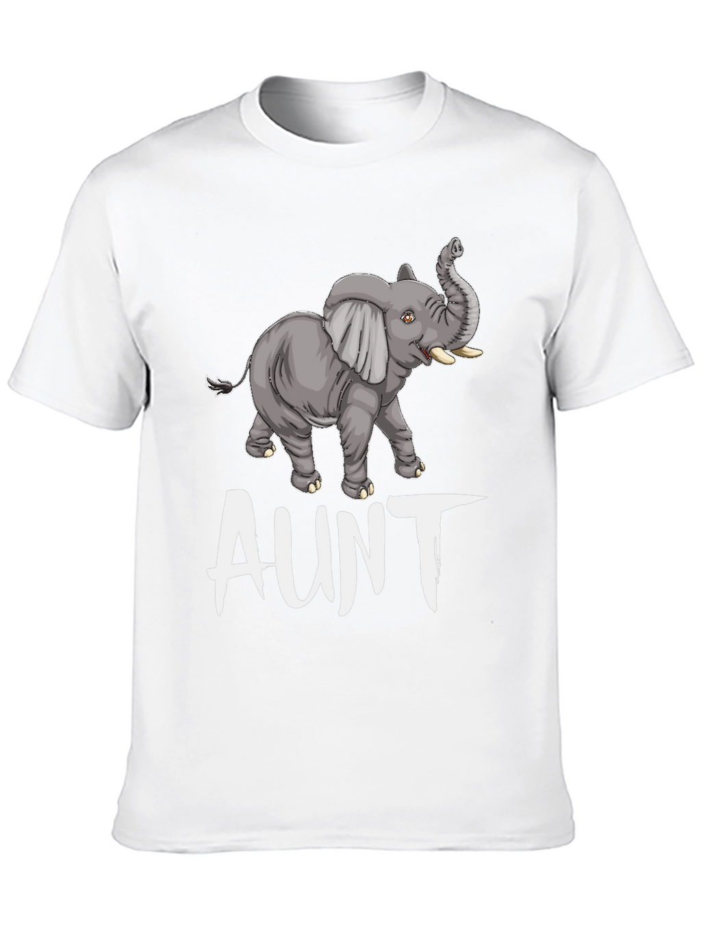 Elephant Aunt T-Shirt - Cute Animal Tee