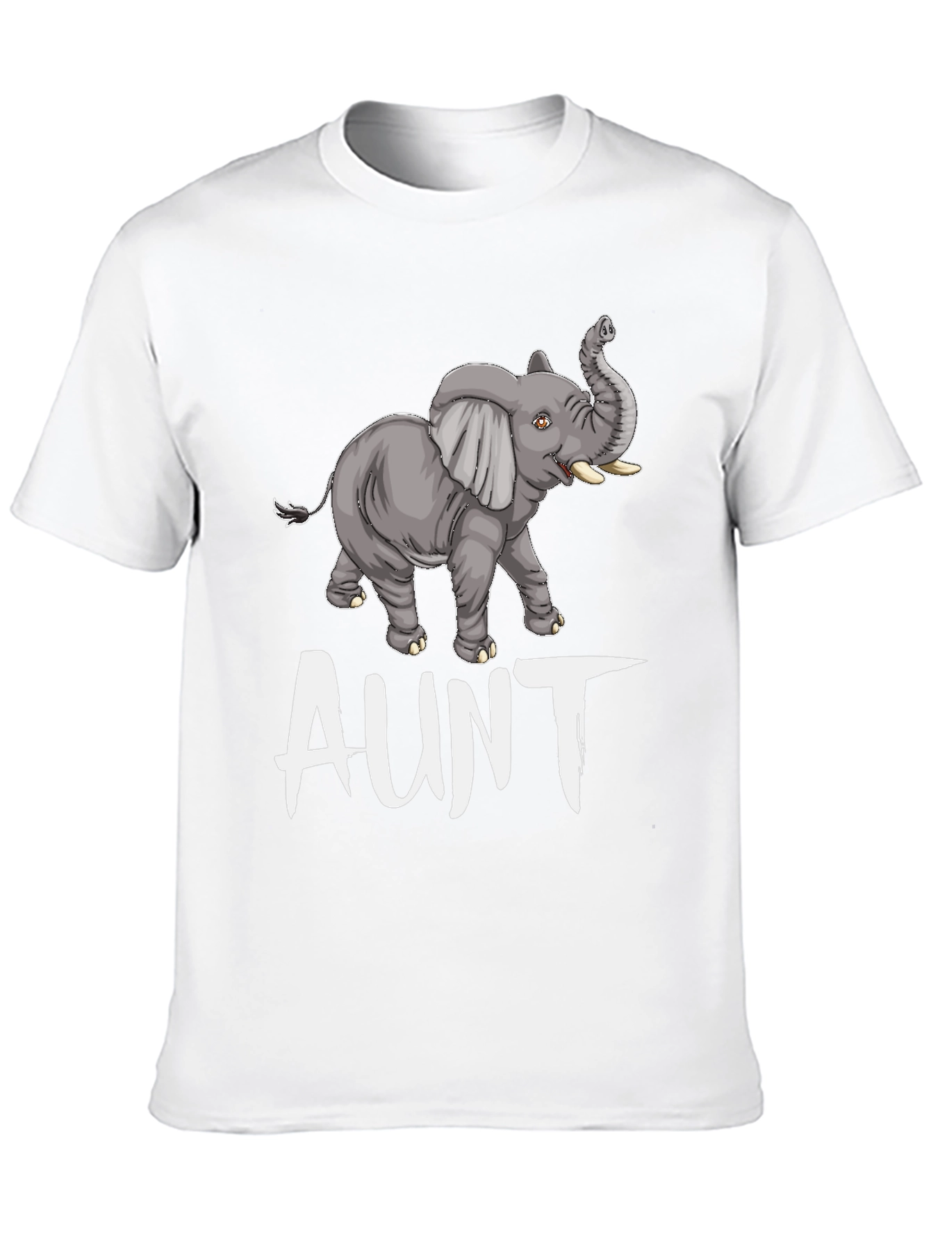 Elephant Aunt T-Shirt - Cute Animal Tee