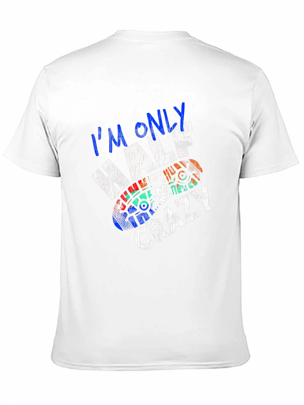 Im Only Half Crazy Graphic Tee - Black