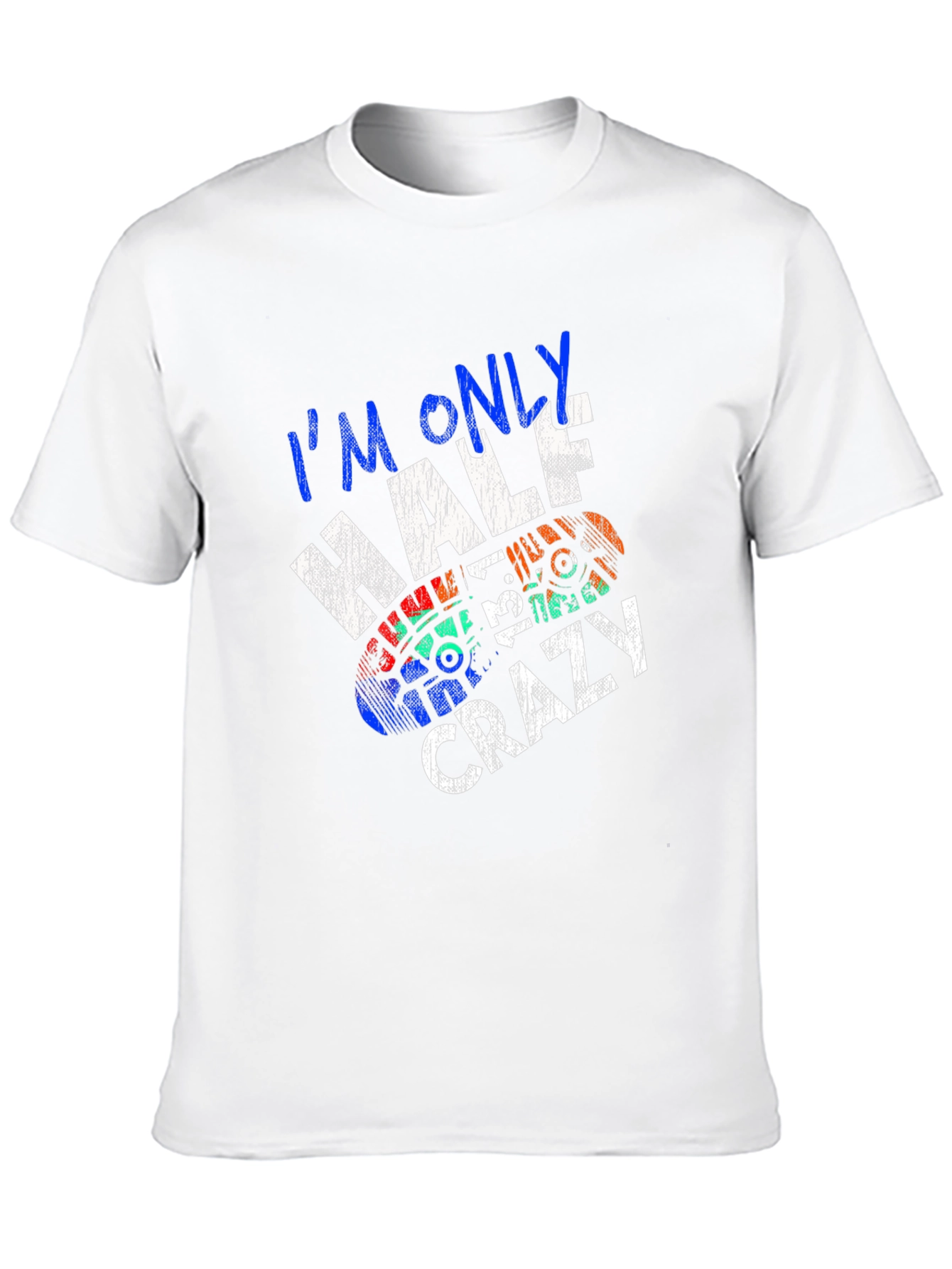 Im Only Half Crazy Graphic Tee - Black