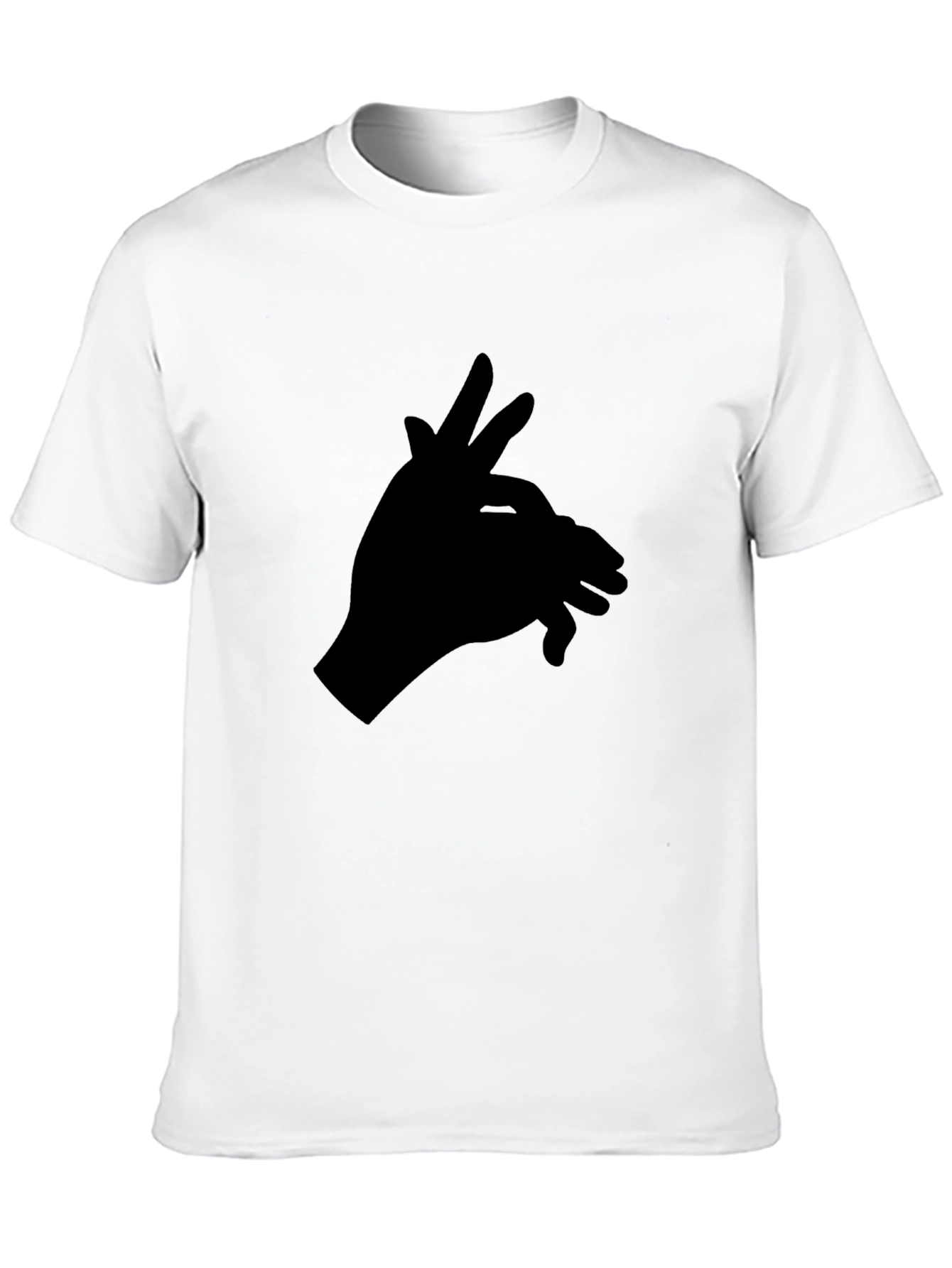 Hand Shadow Puppet Tee - Black