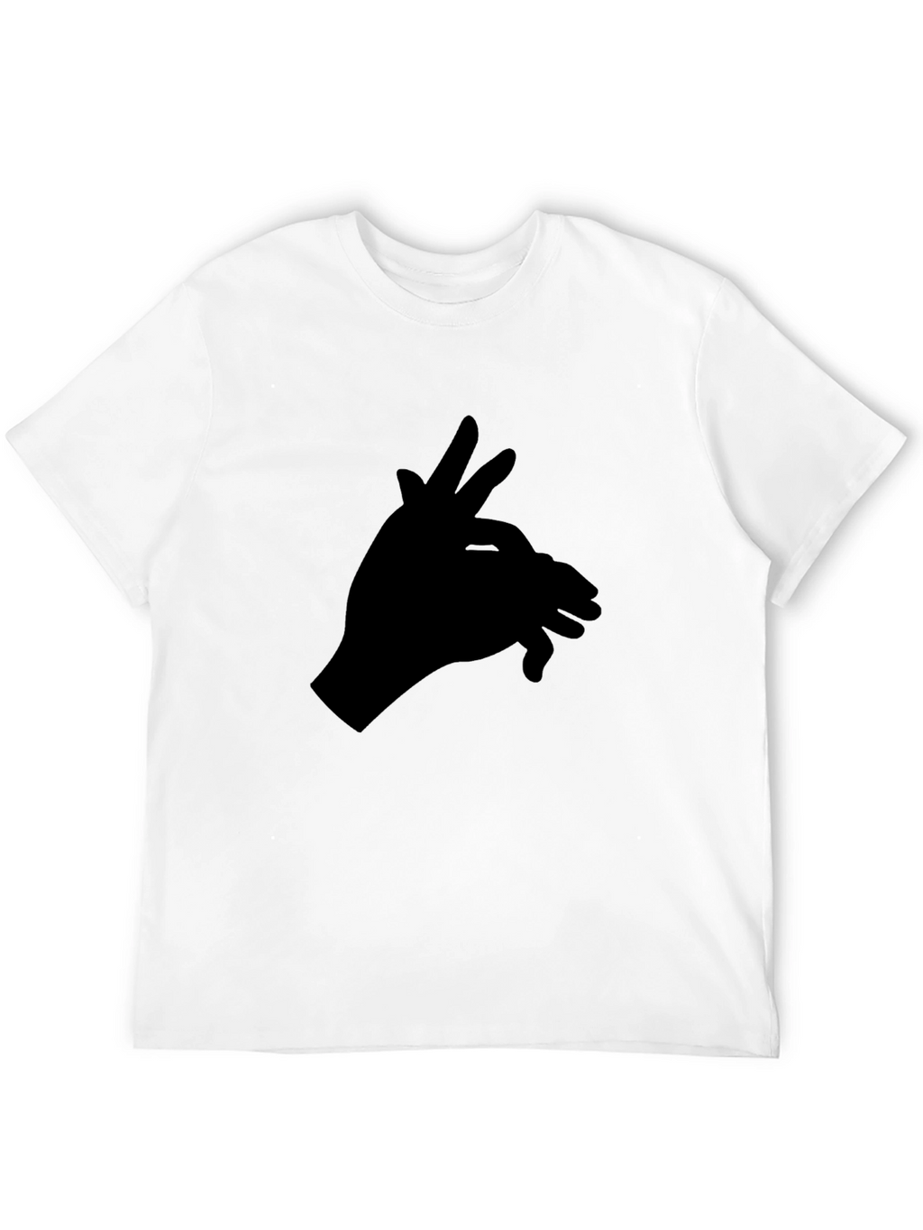Hand Shadow Puppet Tee - Black