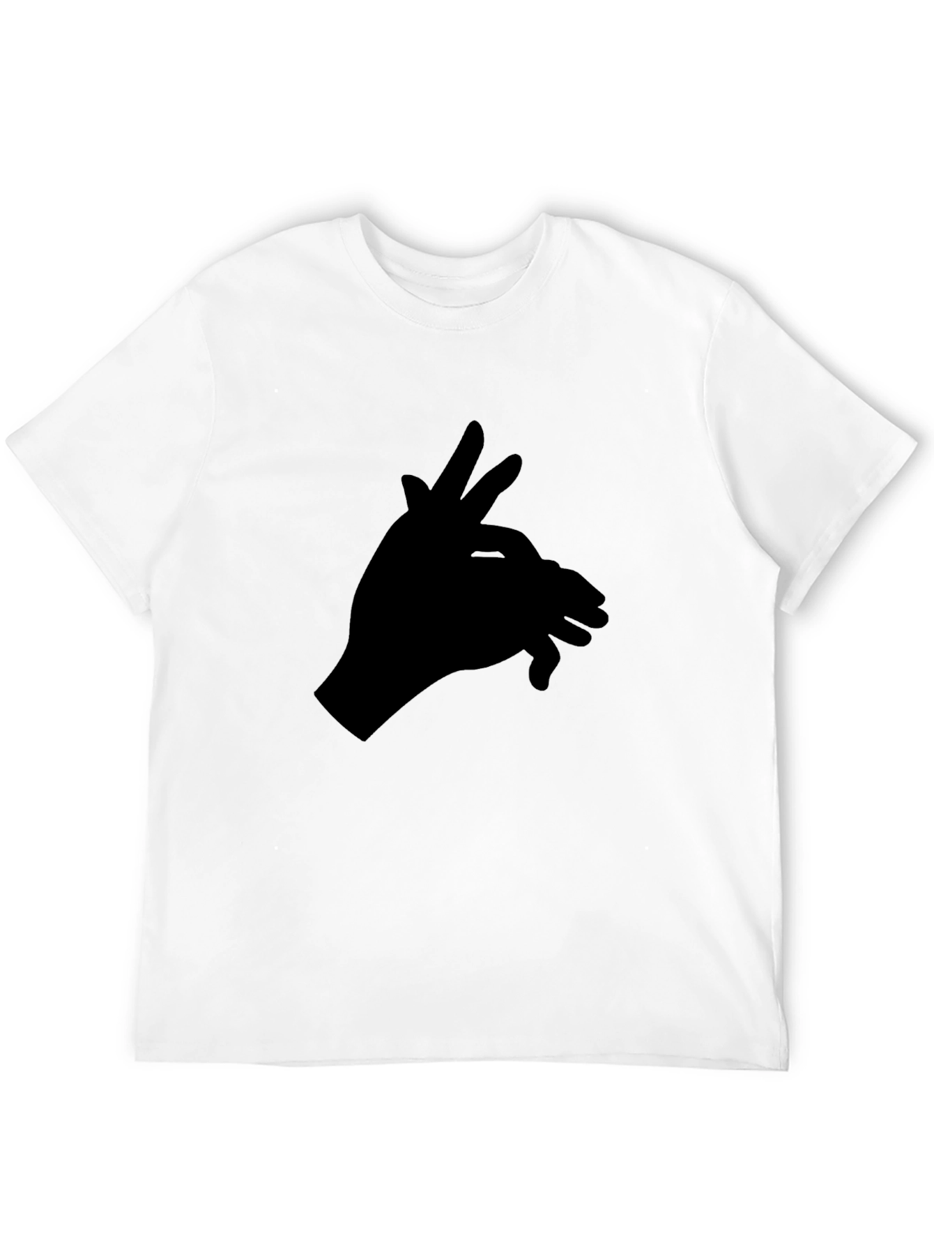 Hand Shadow Puppet Tee - Black