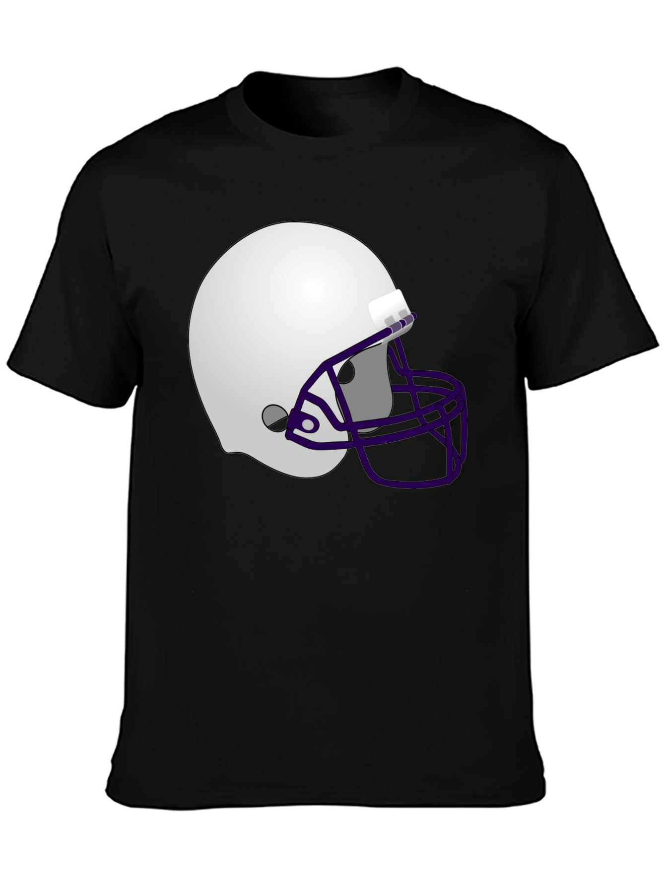 Football Helmet Graphic T-Shirt