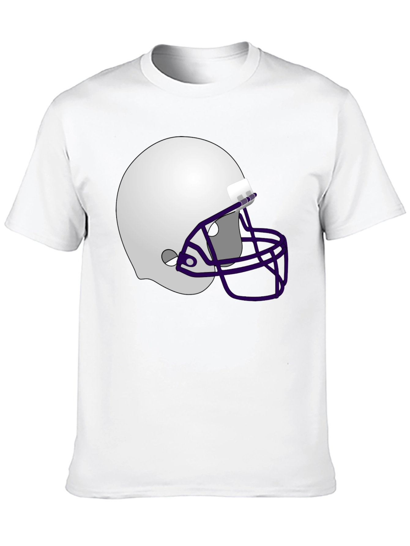 Football Helmet Graphic T-Shirt