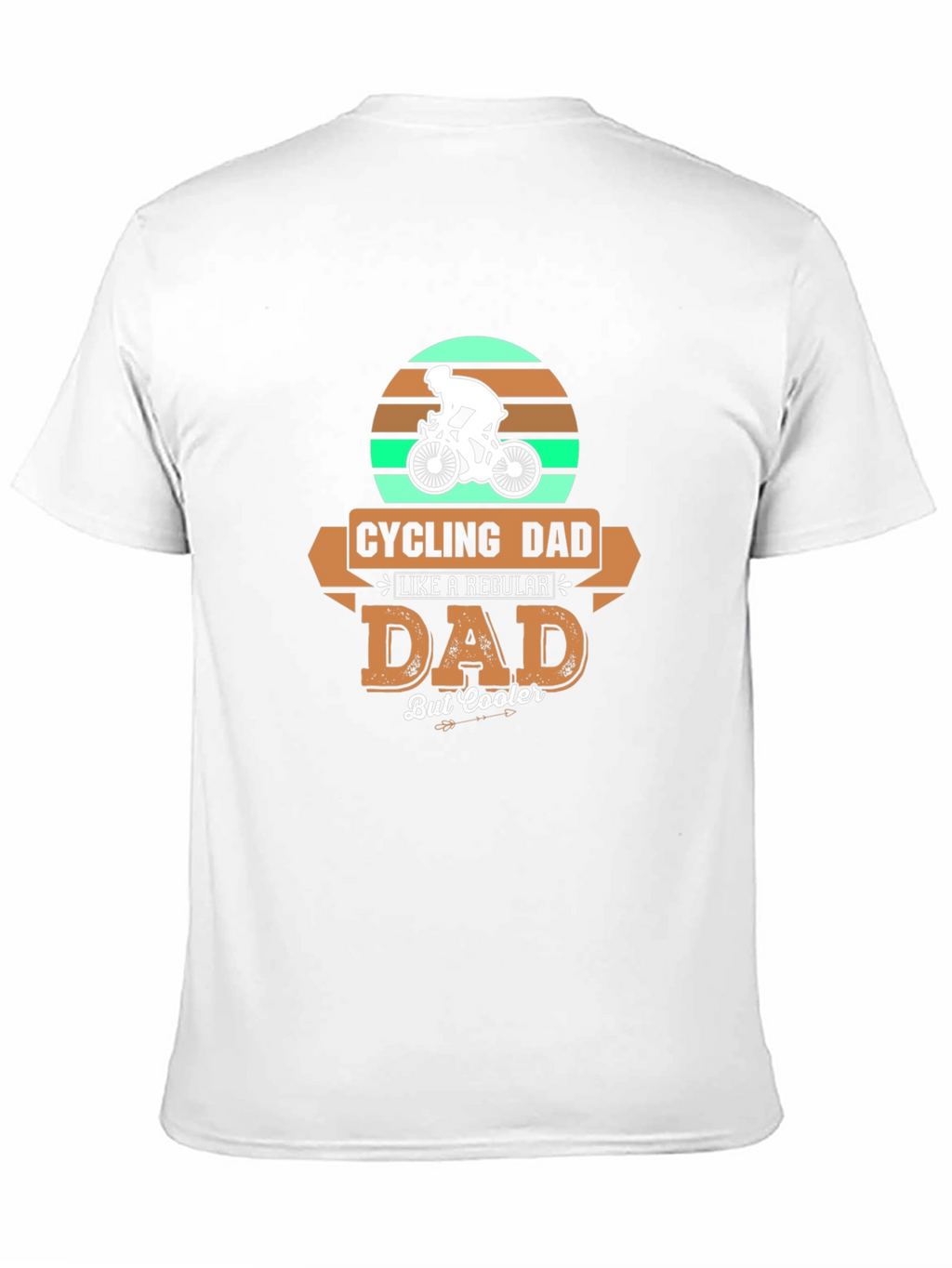 Cycling Dad T-Shirt - Cool Dad Design