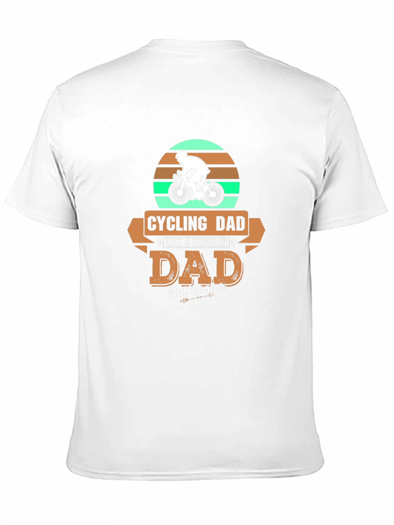 Cycling Dad T-Shirt - Cool Dad Design