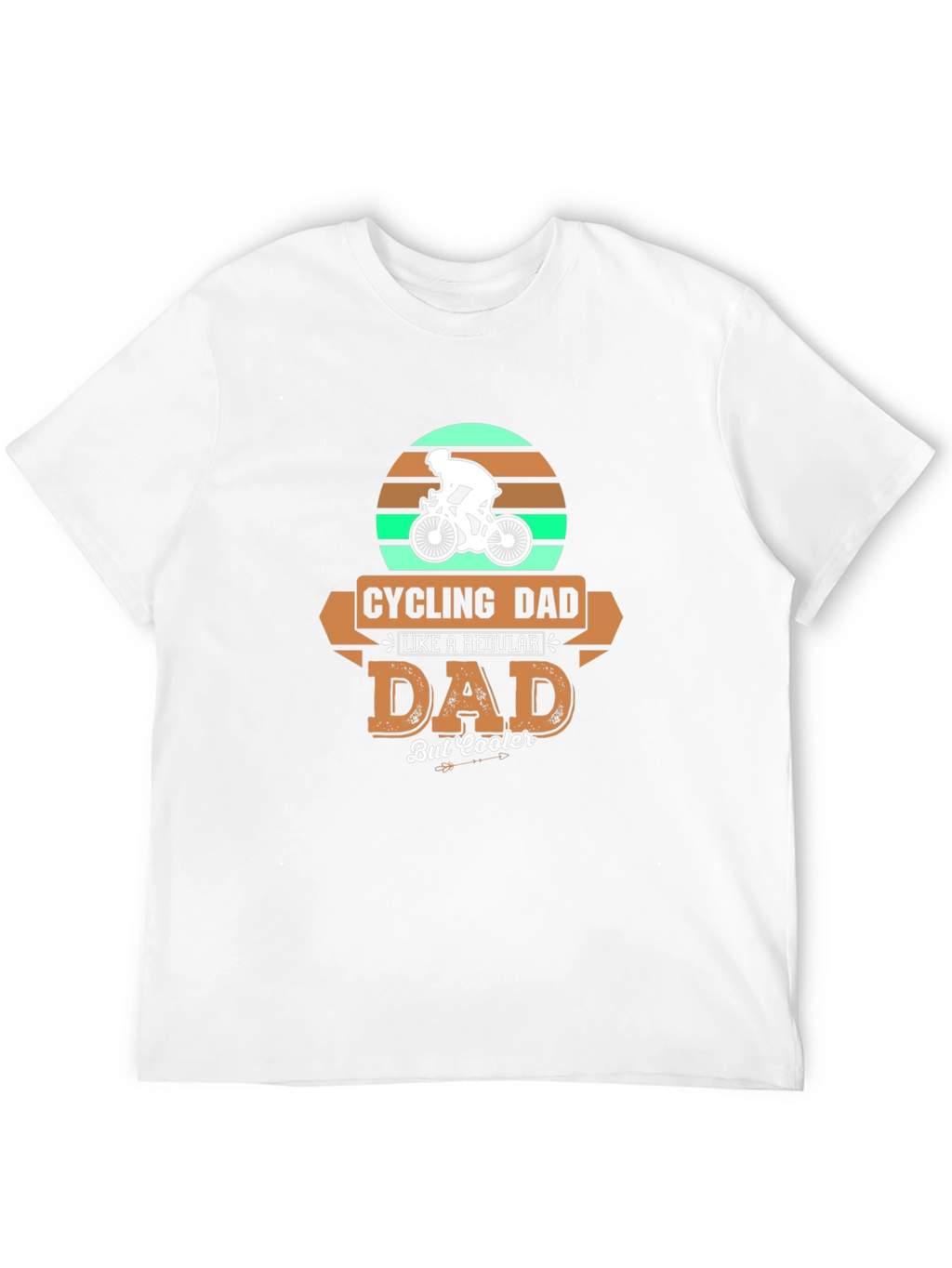 Cycling Dad T-Shirt - Cool Dad Design