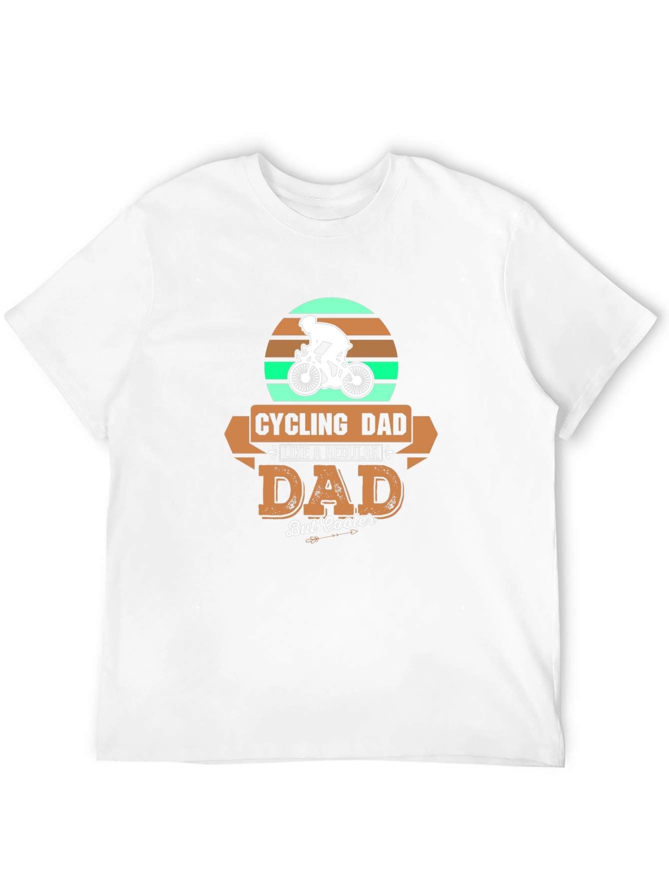 Cycling Dad T-Shirt - Cool Dad Design