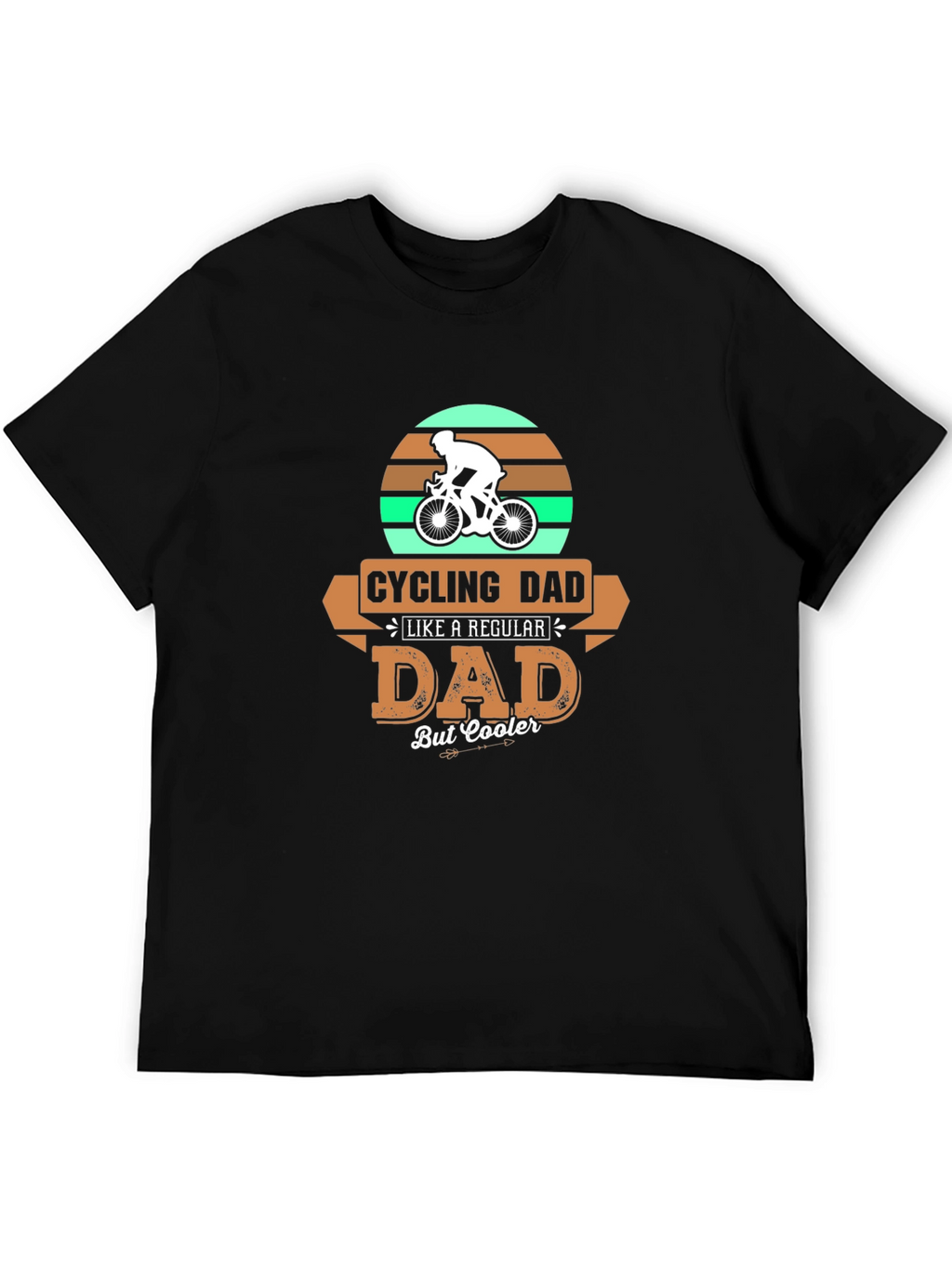 Cycling Dad T-Shirt - Cool Dad Design