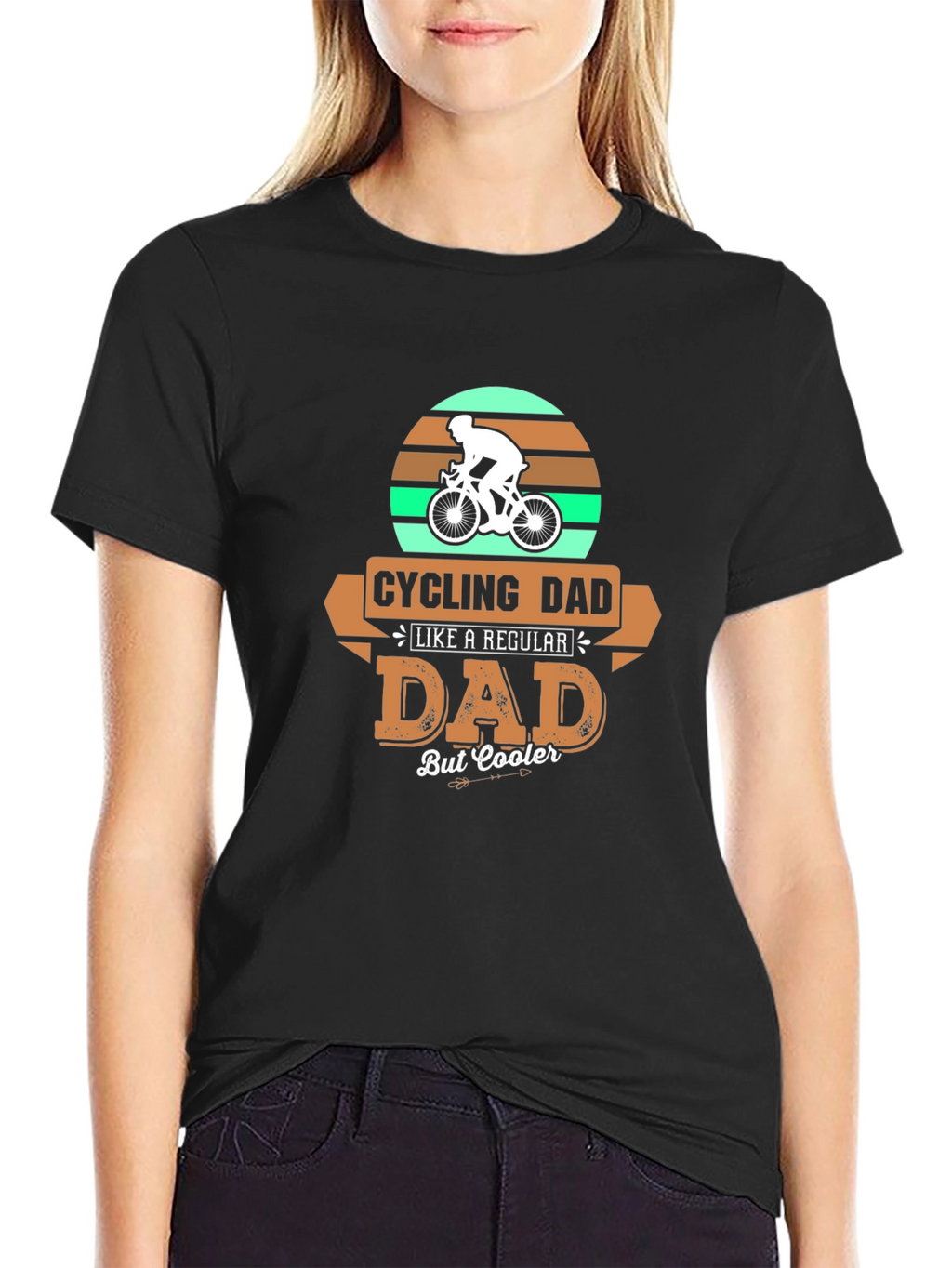 Cycling Dad T-Shirt - Cool Dad Design
