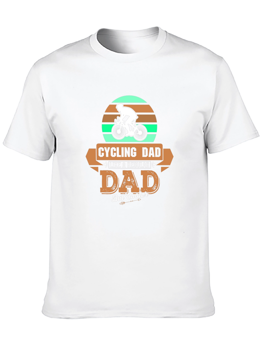 Cycling Dad T-Shirt - Cool Dad Design