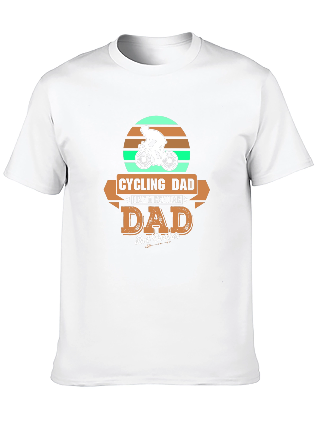 Cycling Dad T-Shirt - Cool Dad Design