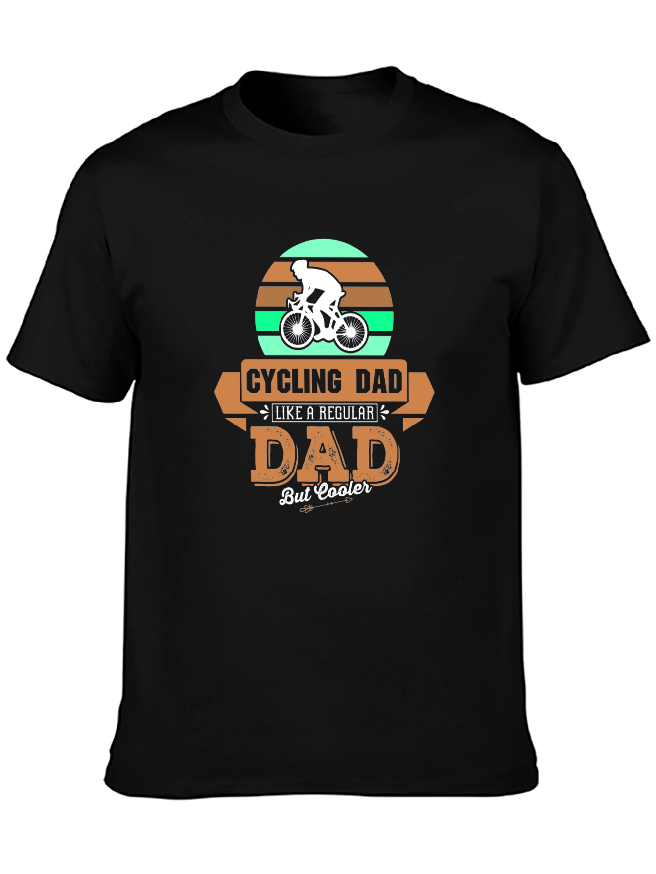 Cycling Dad T-Shirt - Cool Dad Design