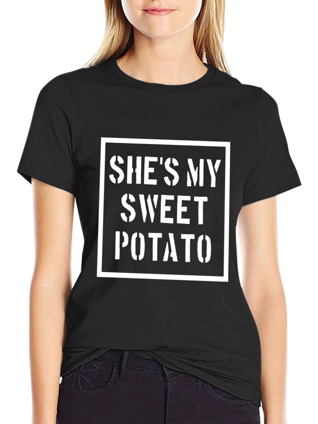 Shes My Sweet Potato Graphic T-Shirt