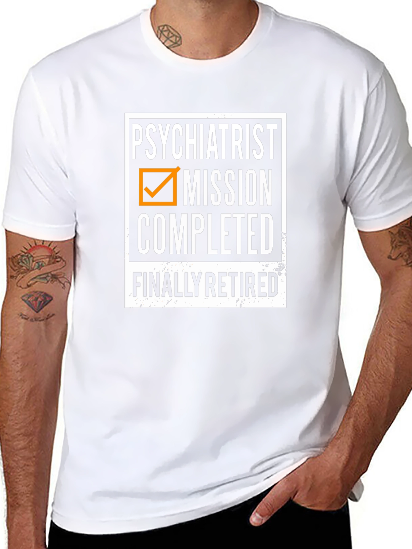 Psychiatrist Mission Completed Retired T-Shirt