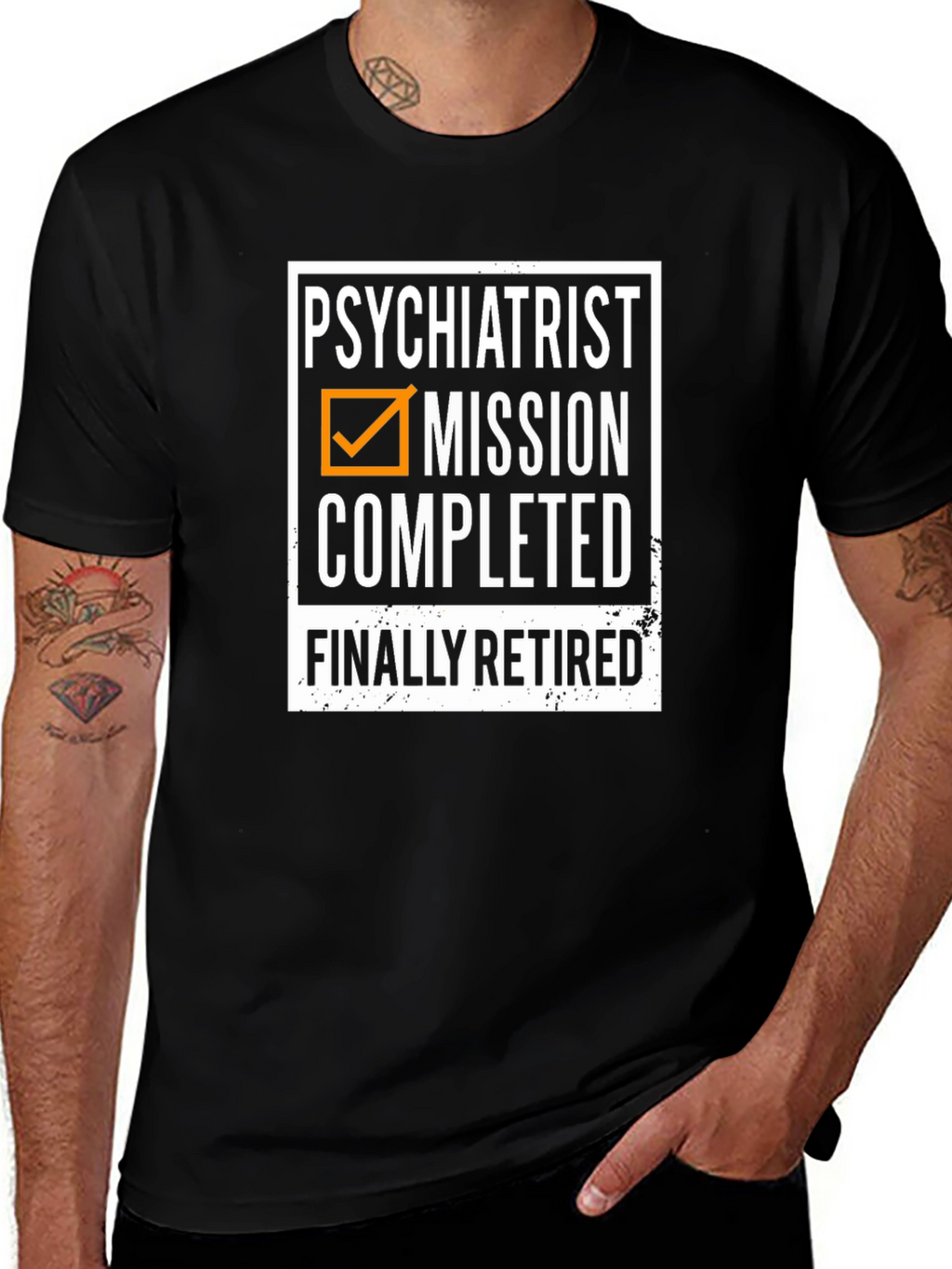 Psychiatrist Mission Completed Retired T-Shirt