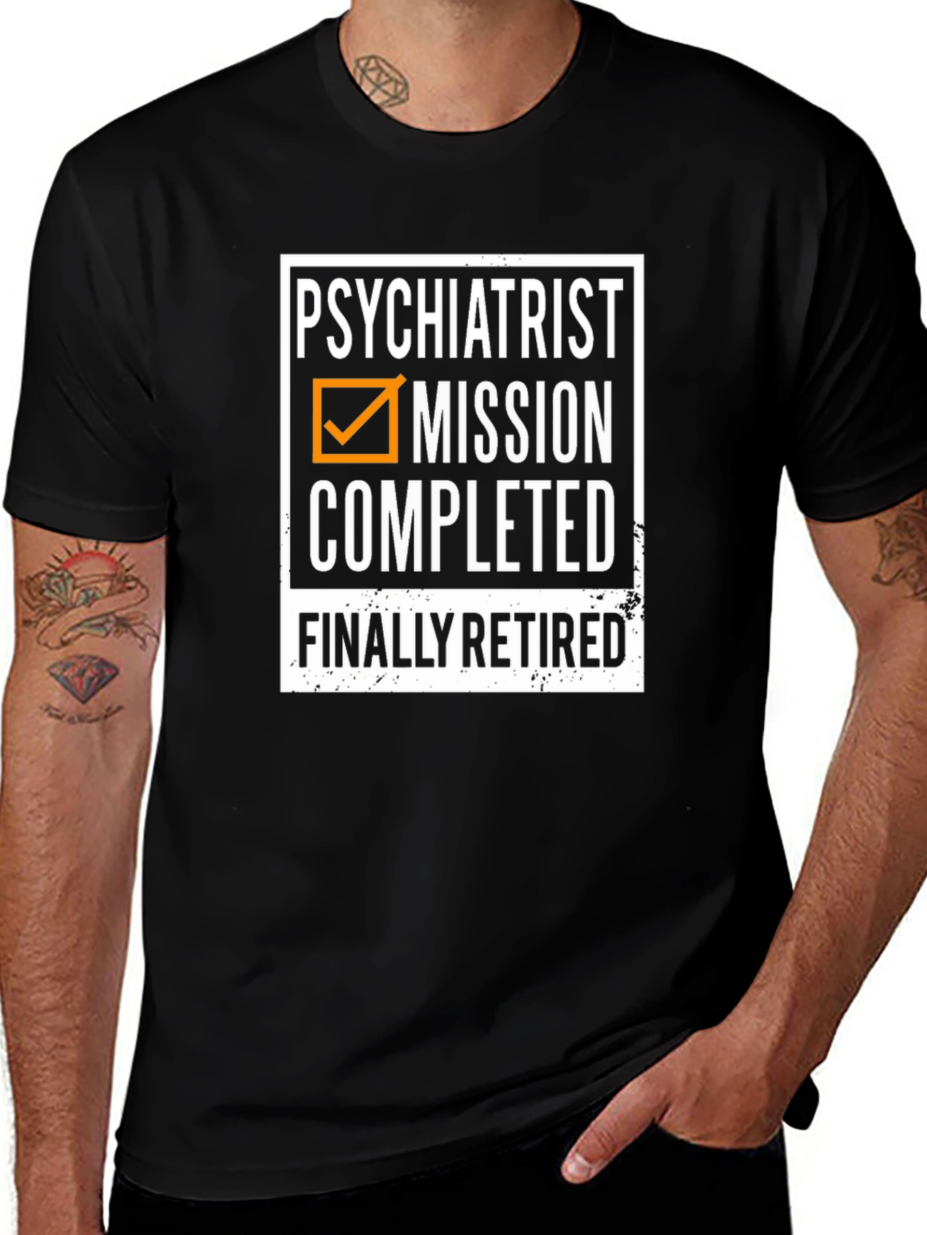 Psychiatrist Mission Completed Retired T-Shirt