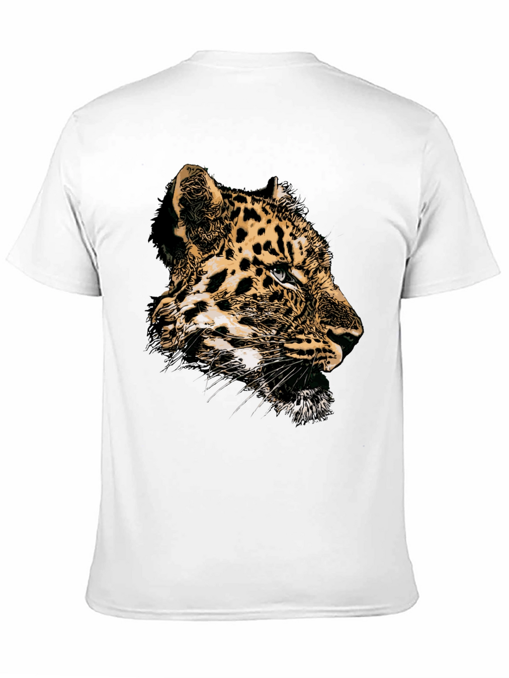 Leopard Graphic T-Shirt - Black