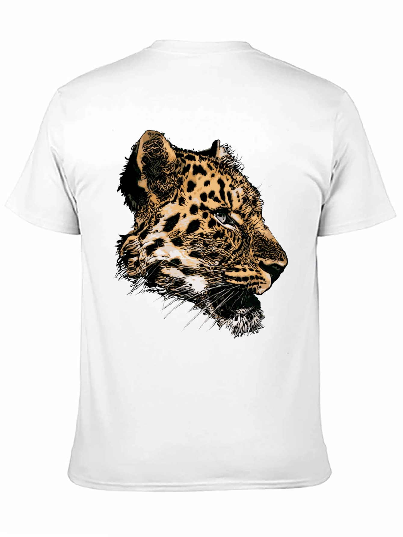 Leopard Graphic T-Shirt - Black