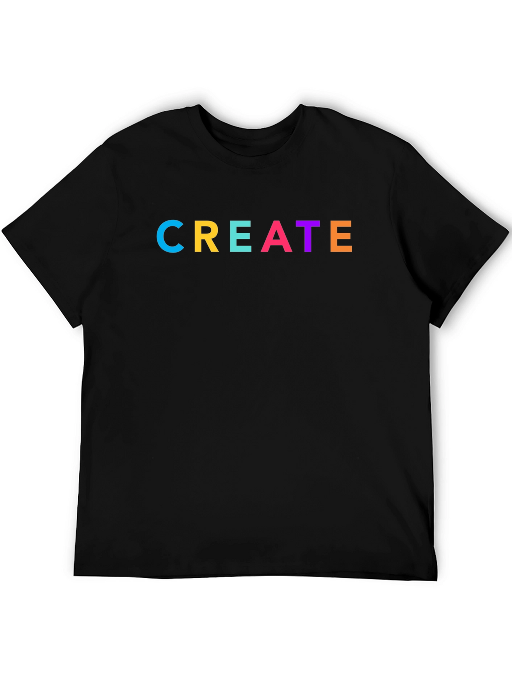 CREATE Colorful Graphic T-Shirt