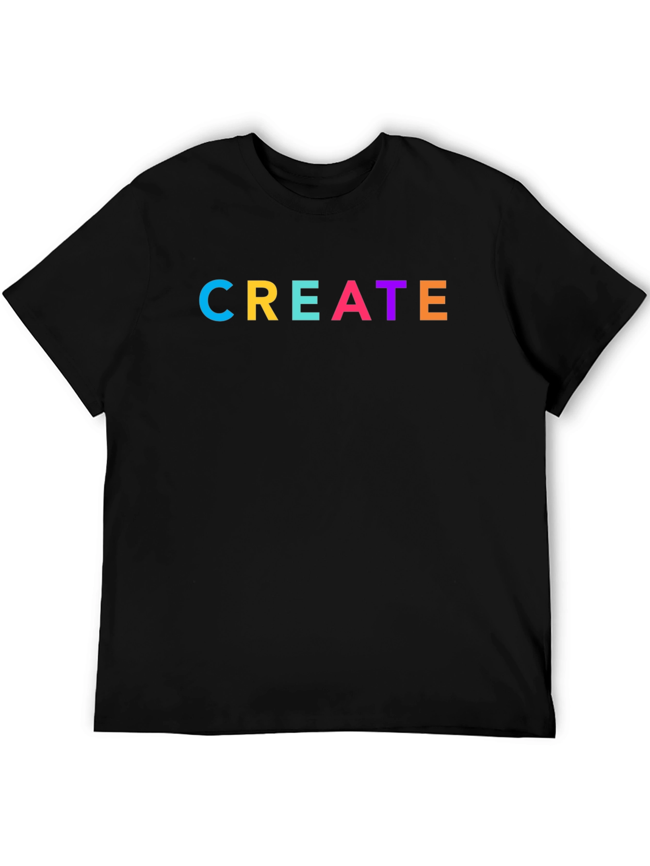 CREATE Colorful Graphic T-Shirt