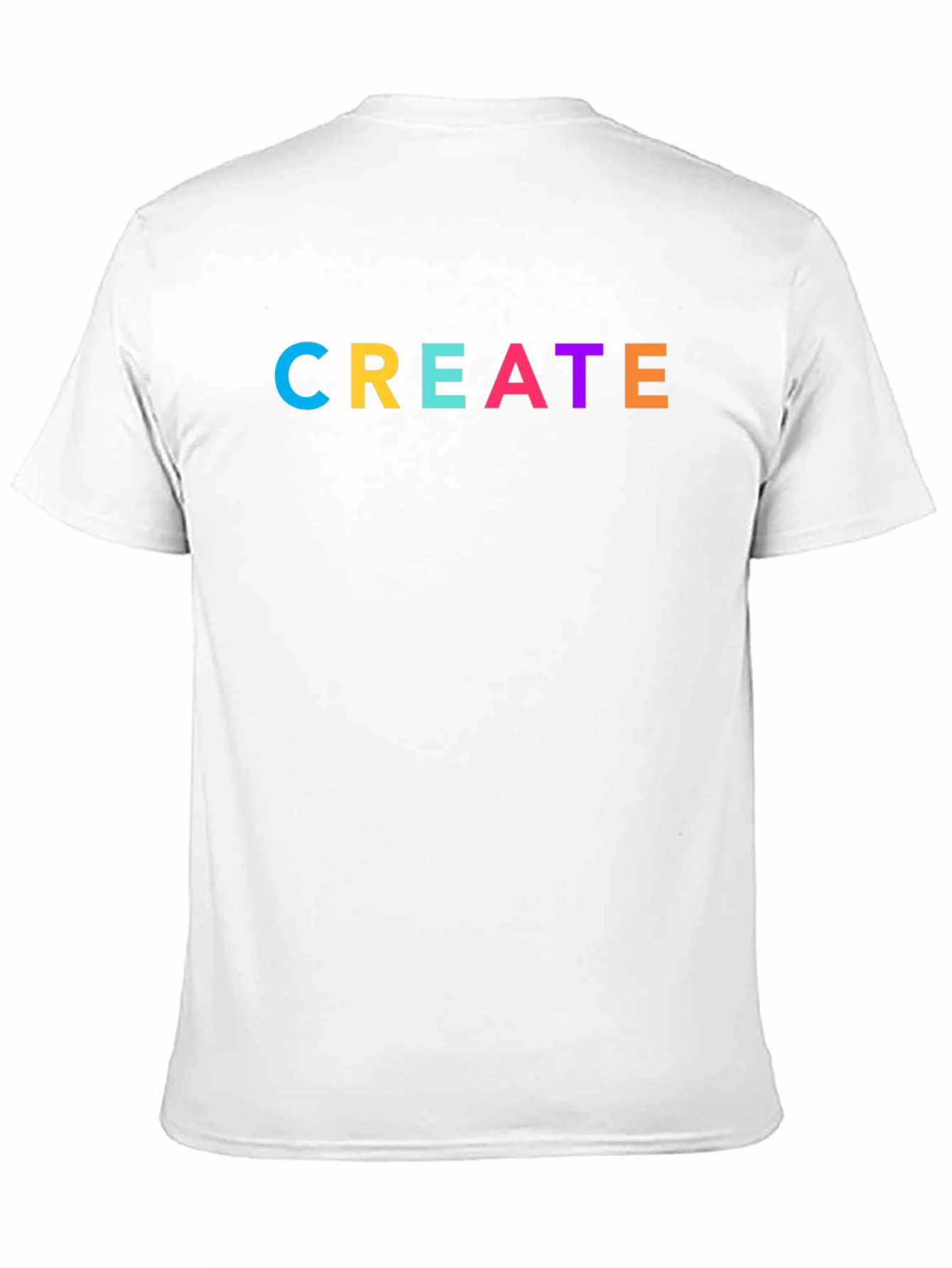 CREATE Colorful Graphic T-Shirt