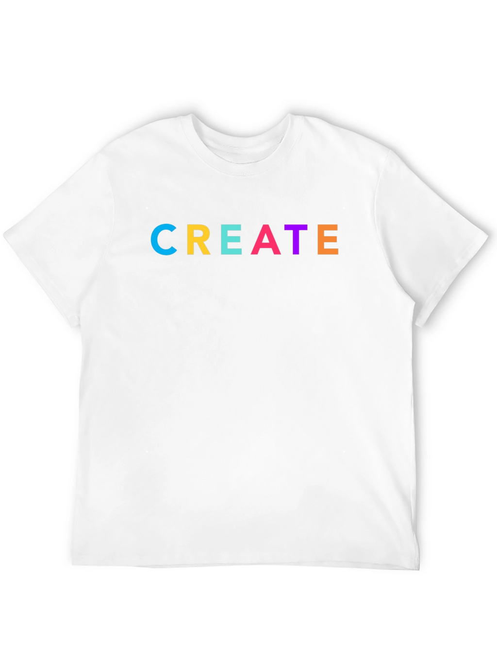 CREATE Colorful Graphic T-Shirt