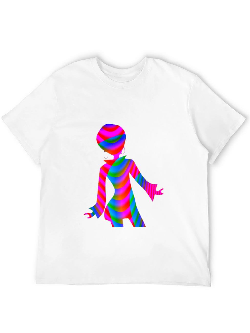 Groovy Retro Disco Girl T-Shirt