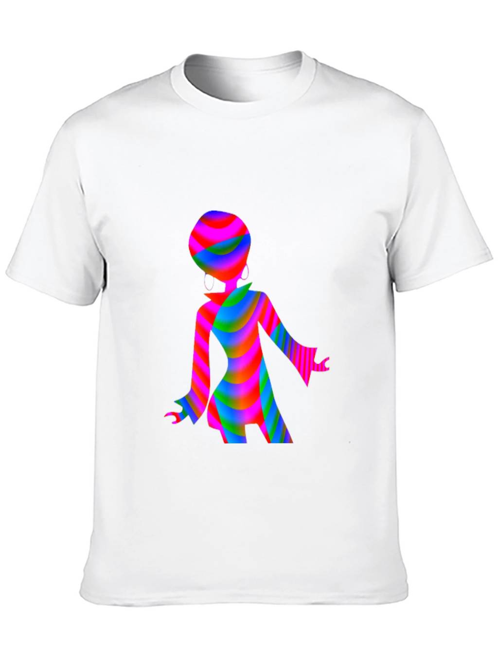 Groovy Retro Disco Girl T-Shirt