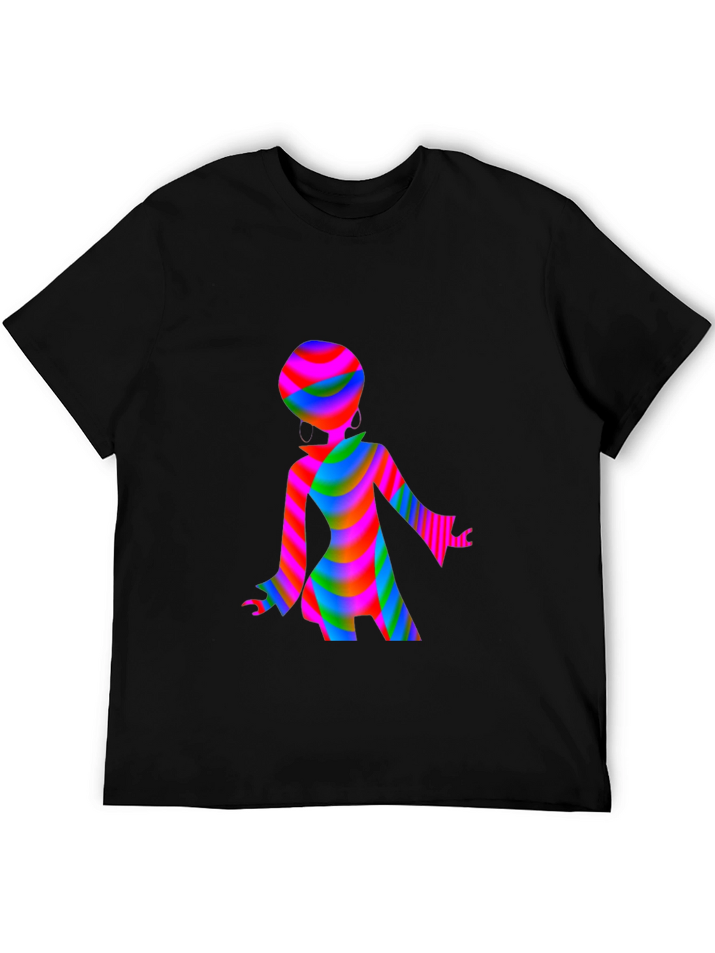 Groovy Retro Disco Girl T-Shirt