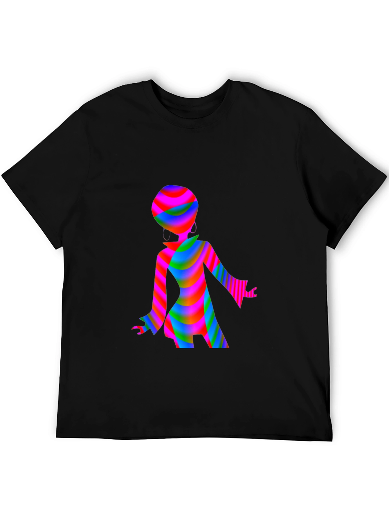 Groovy Retro Disco Girl T-Shirt