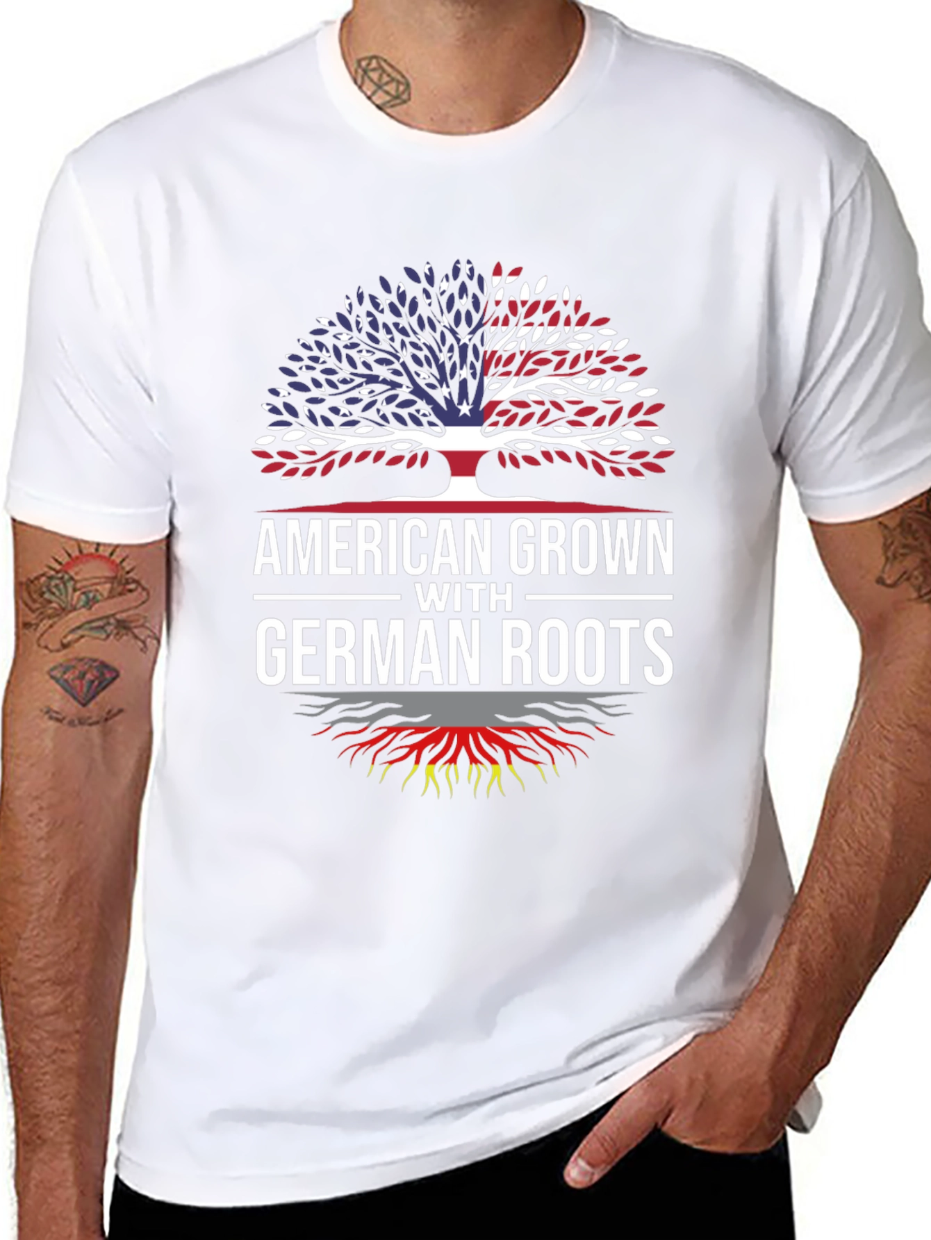 American Grown with German Roots T-Shirt