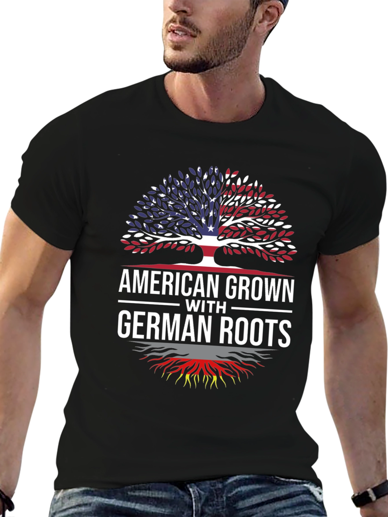 American Grown with German Roots T-Shirt