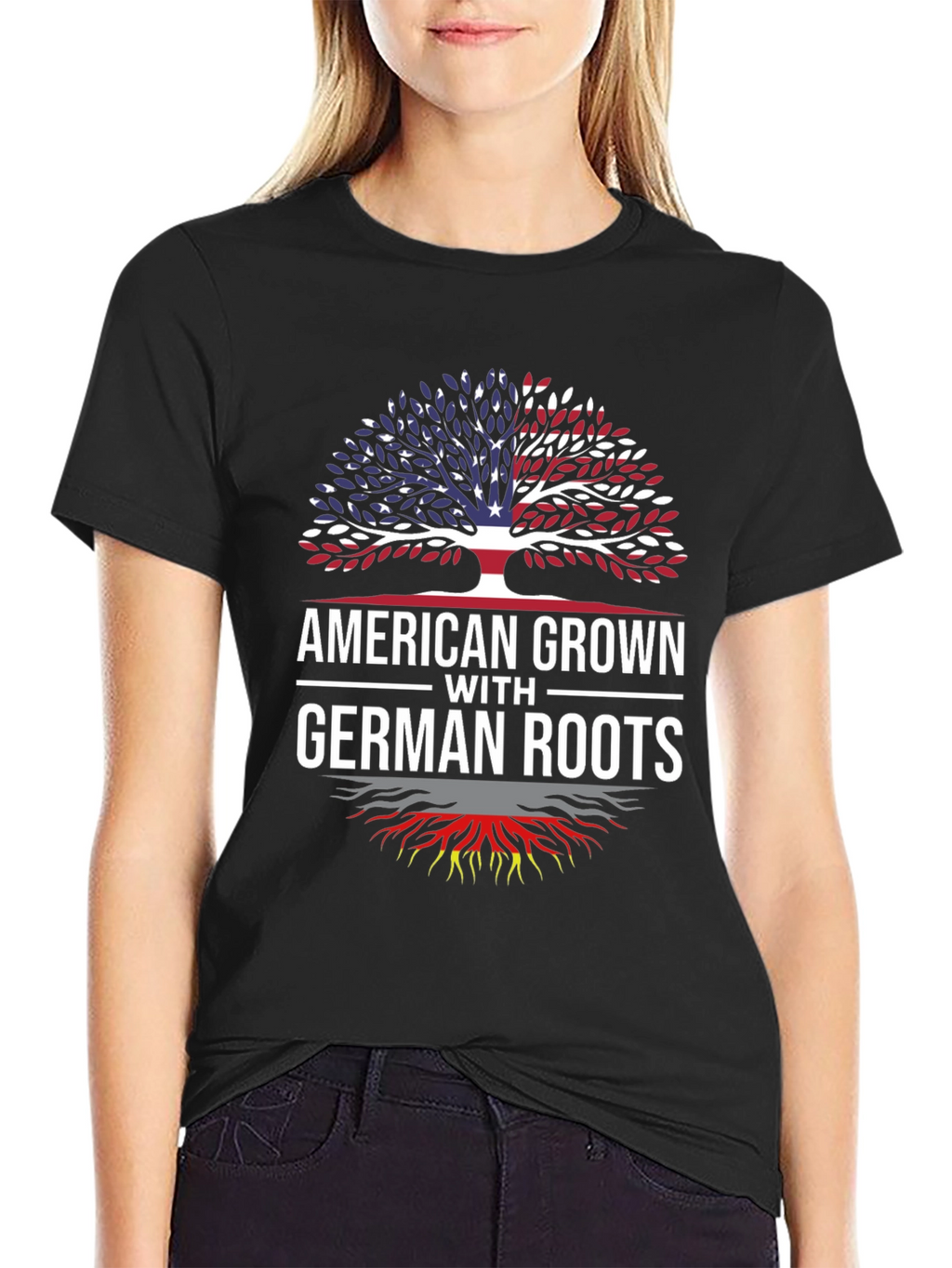 American Grown with German Roots T-Shirt