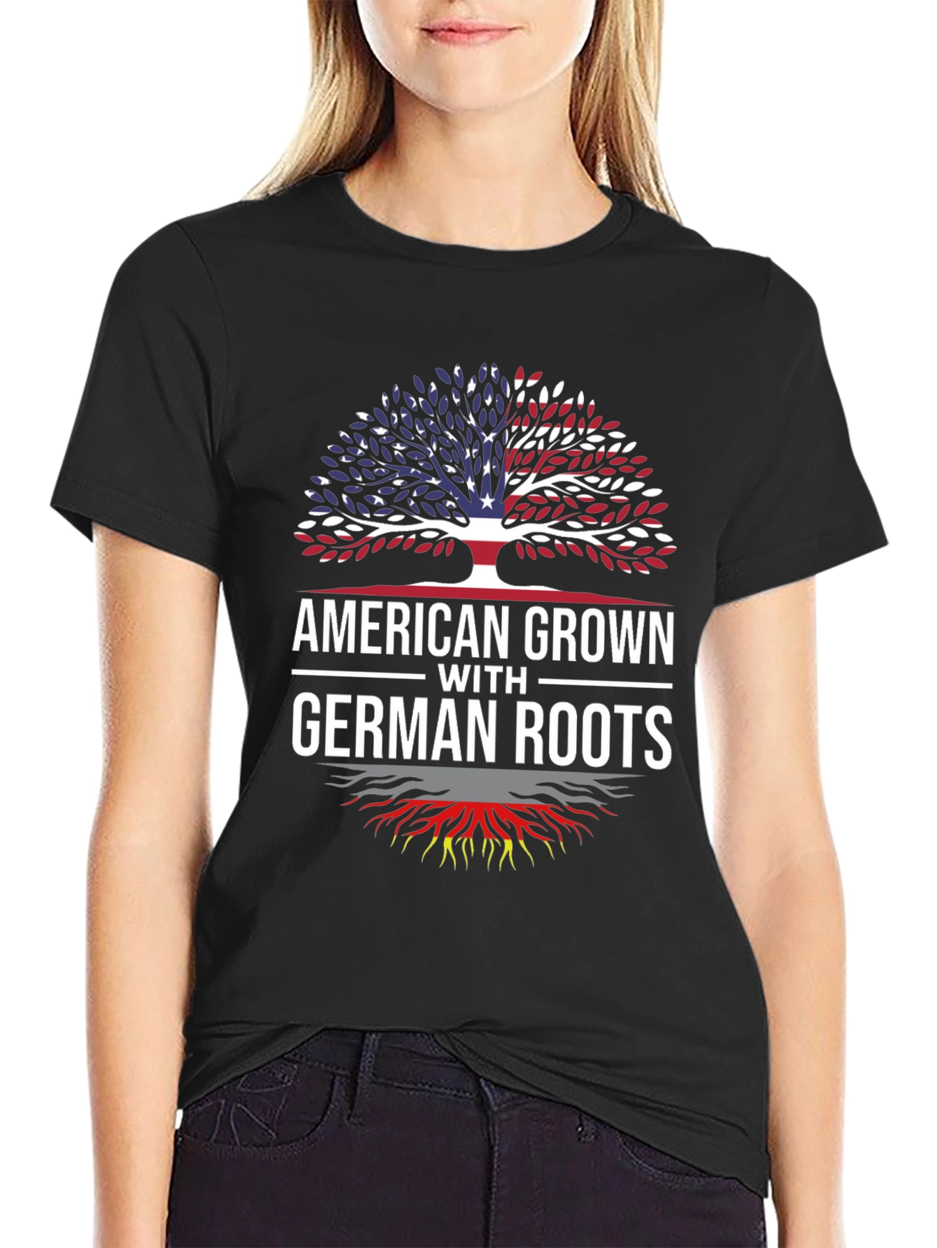 American Grown with German Roots T-Shirt