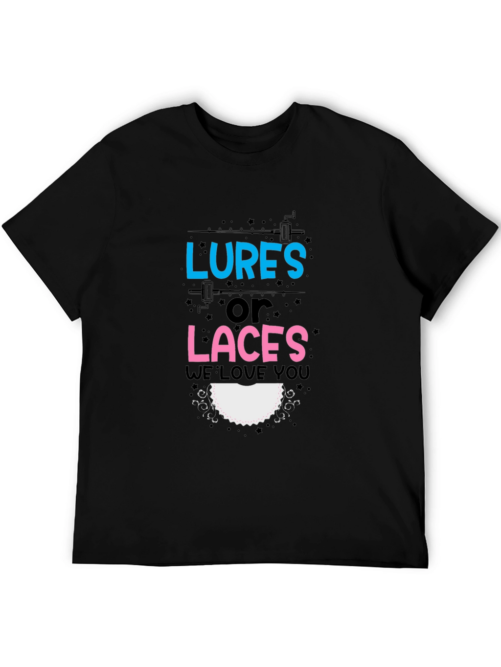 Lures or Laces Gender Reveal T-Shirt